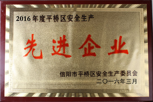 安全生產(chǎn)先進企業(yè)